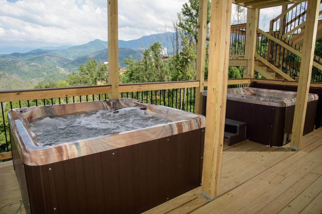 Mansion In The Sky Cabin Gatlinburg Exteriör bild