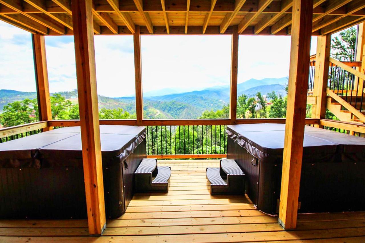 Mansion In The Sky Cabin Gatlinburg Exteriör bild