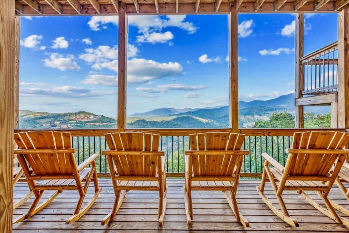 Mansion In The Sky Cabin Gatlinburg Exteriör bild
